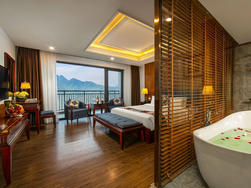 Grand Deluxe Moutain 1room bamboo hotel sapa
